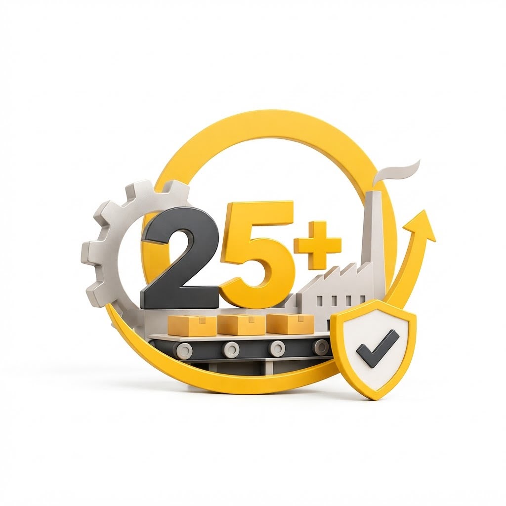 25+ Years of Manufacturing Excellence